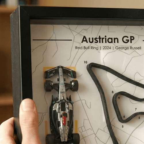 George Russell Austrian GP 2024 Collectible | Mercedes - AMG W15 F1 Inspired Display Model | Premium Formula 1 Gift for Him - Gifts4Him