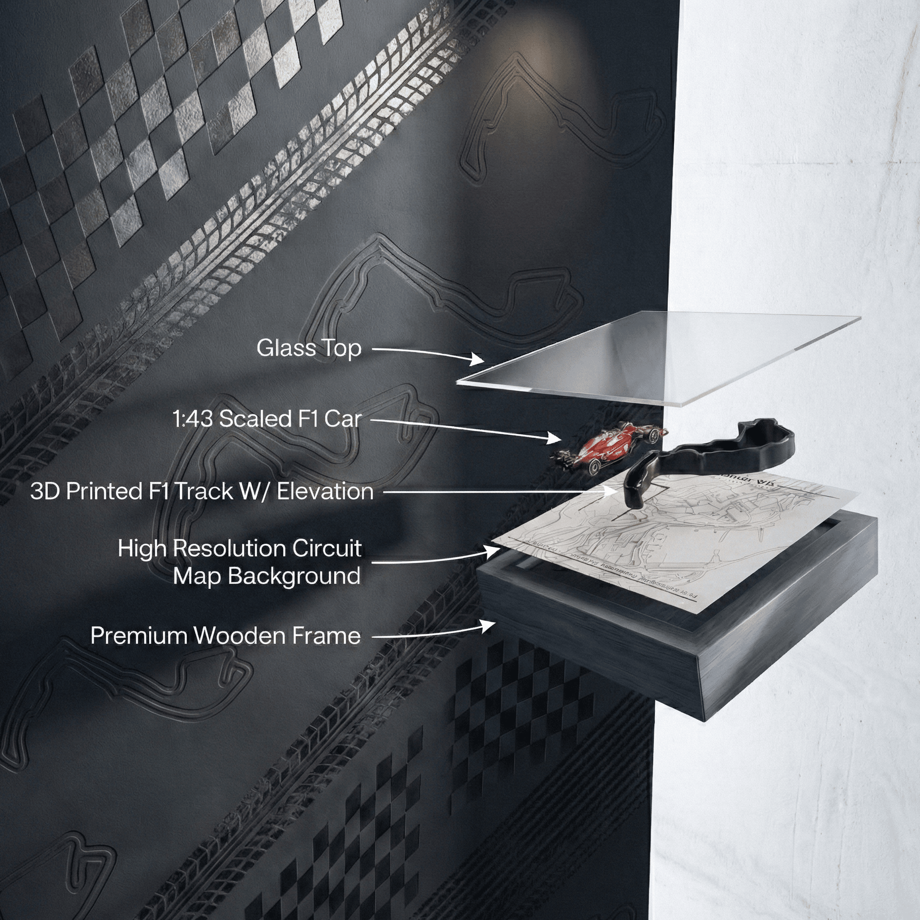 George Russell Austrian GP 2024 Collectible | Mercedes - AMG W15 F1 Inspired Display Model | Premium Formula 1 Gift for Him - Gifts4Him