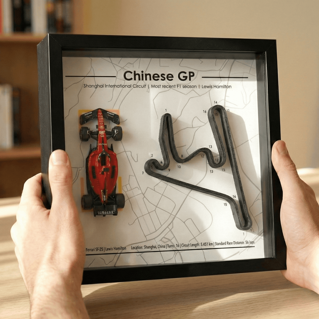 Lewis Hamilton SF - 25 China GP Collectible | Ferrari F1 Inspired Display Model | Premium Formula 1 Gift for Him - Gifts4Him