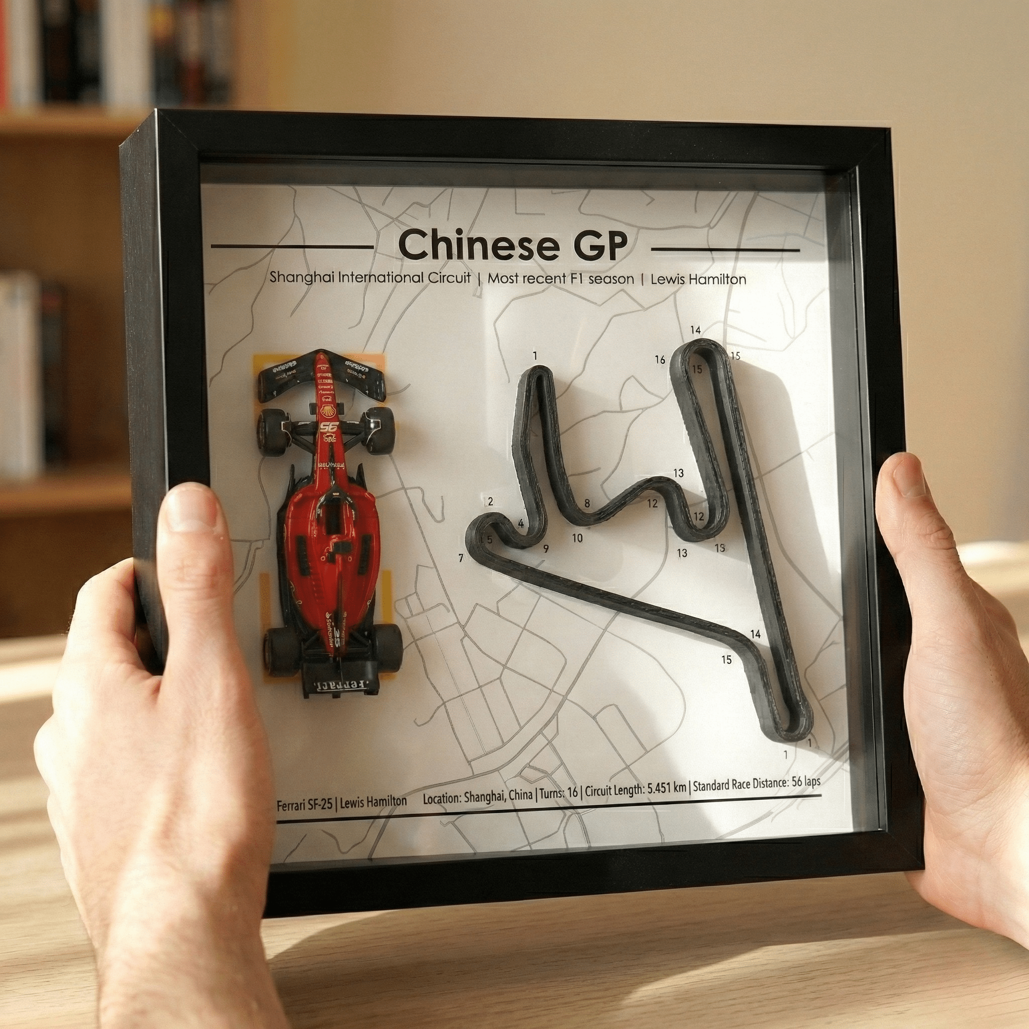 Lewis Hamilton SF - 25 China GP Collectible | Ferrari F1 Inspired Display Model | Premium Formula 1 Gift for Him - Gifts4Him