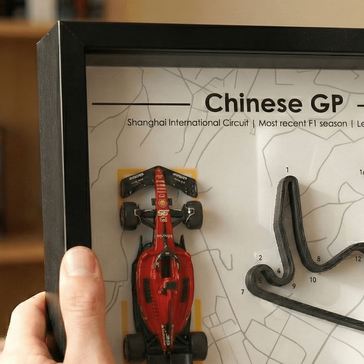 Lewis Hamilton SF - 25 China GP Collectible | Ferrari F1 Inspired Display Model | Premium Formula 1 Gift for Him - Gifts4Him