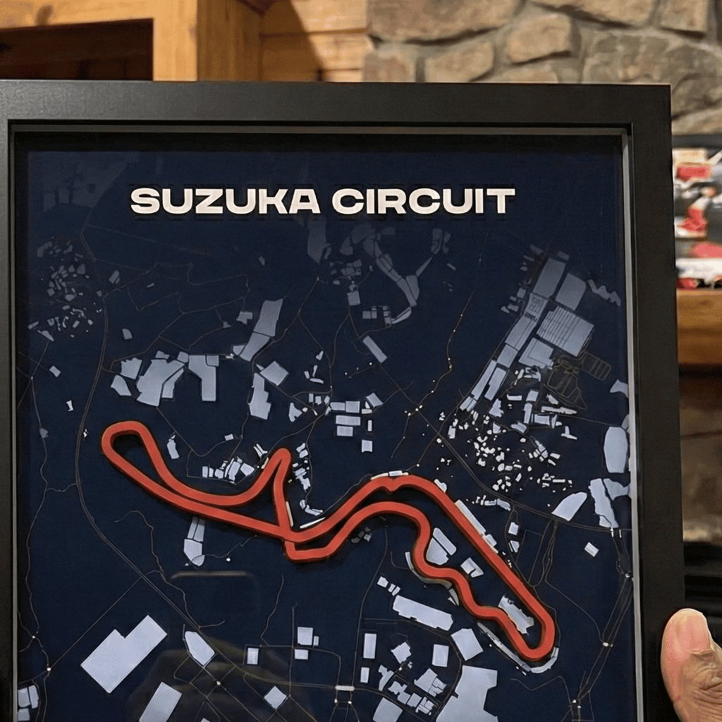 Suzuka Circuit 3D Wall Art – F1 Track Replica for Racing Fans - Gifts4Him