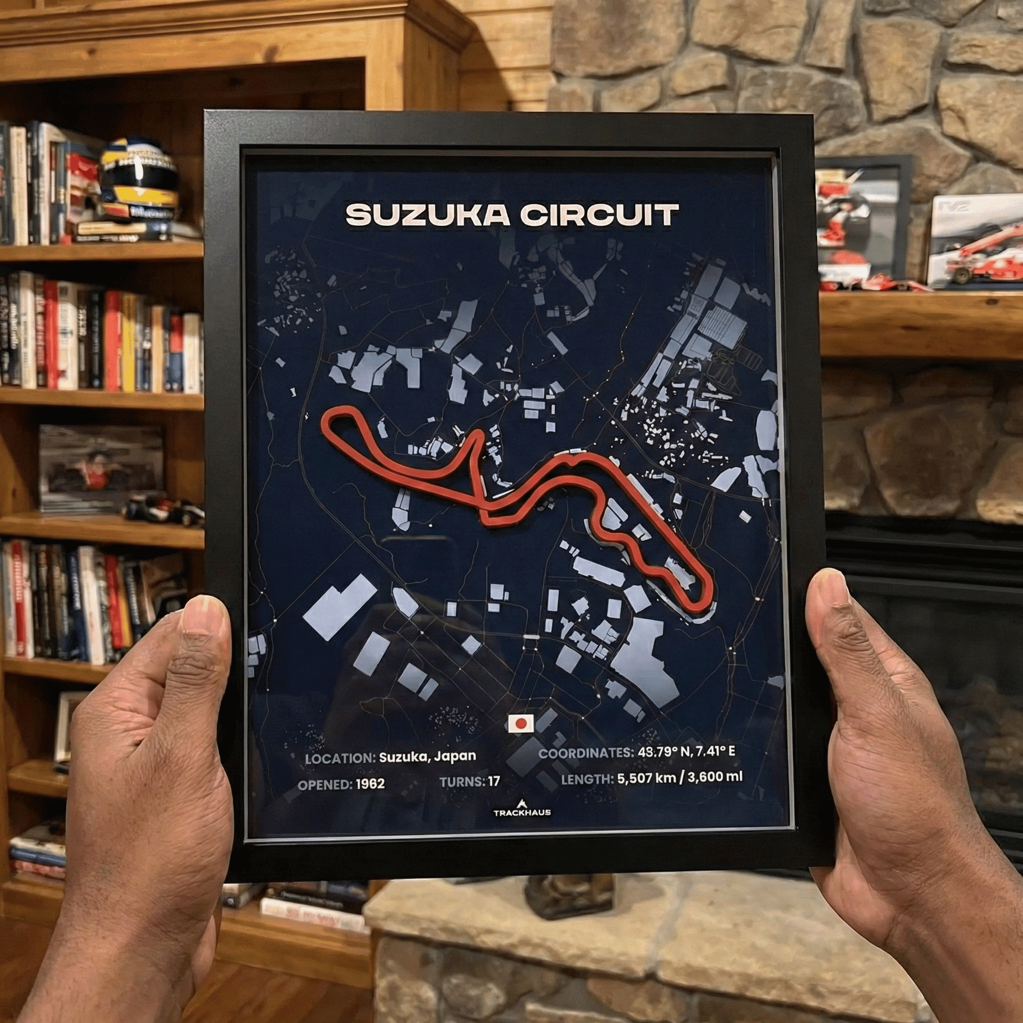Suzuka Circuit 3D Wall Art – F1 Track Replica for Racing Fans - Gifts4Him