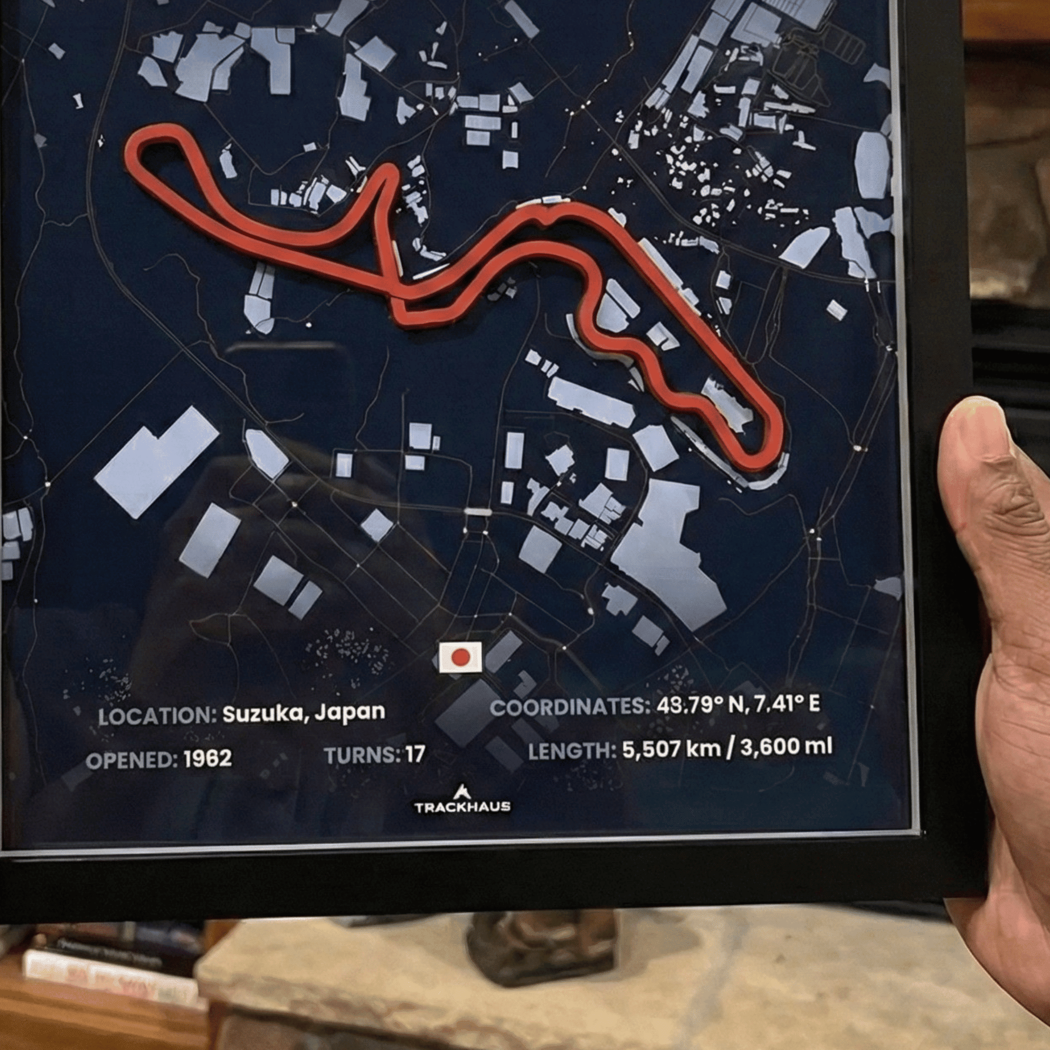 Suzuka Circuit 3D Wall Art – F1 Track Replica for Racing Fans - Gifts4Him